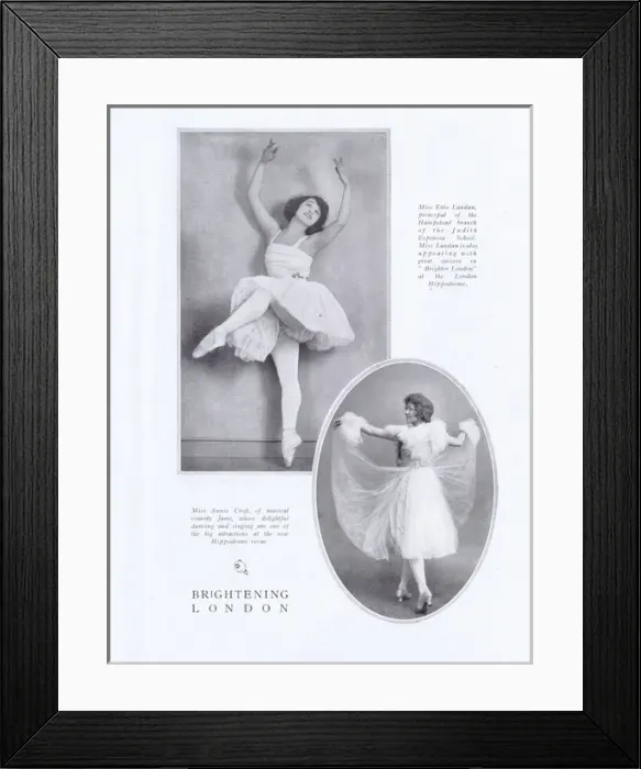 Framed Print : Two stars of Julian Wylies revue Brighter London at the Hip Framed Print : Two stars of Julian Wylies revue Brighter London at the Hip