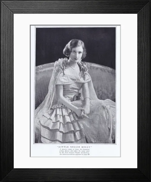 Framed Print : A study of the actress June in Little Nellie Kelly Framed Print : A study of the actress June in Little Nellie Kelly