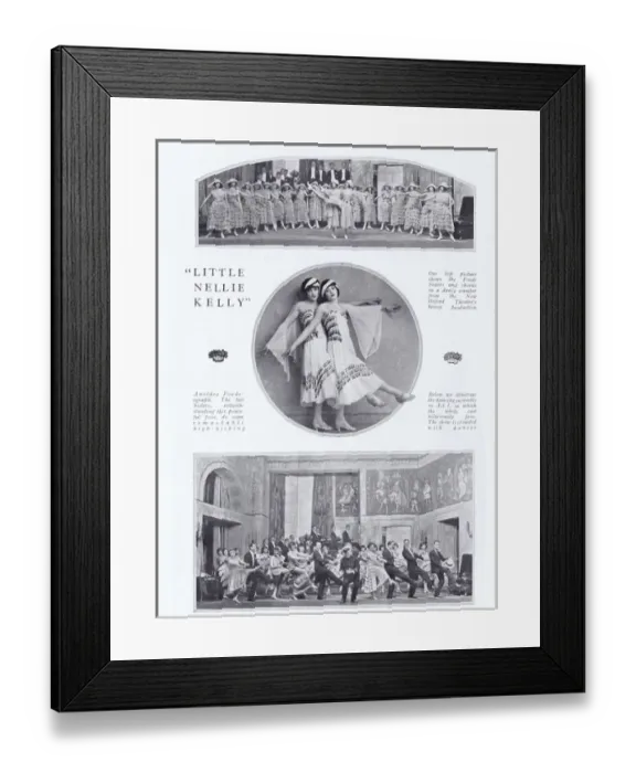 Framed Print : Scenes from Little Nellie Kelly at the New Oxford Theatre, L Framed Print : Scenes from Little Nellie Kelly at the New Oxford Theatre, L