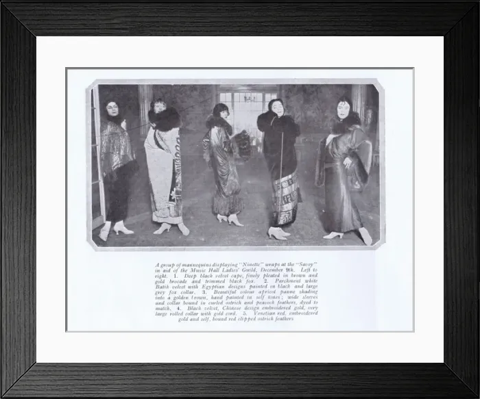 Framed Print : Mannequins in wraps created by London fashion house of Ninet Framed Print : Mannequins in wraps created by London fashion house of Ninet