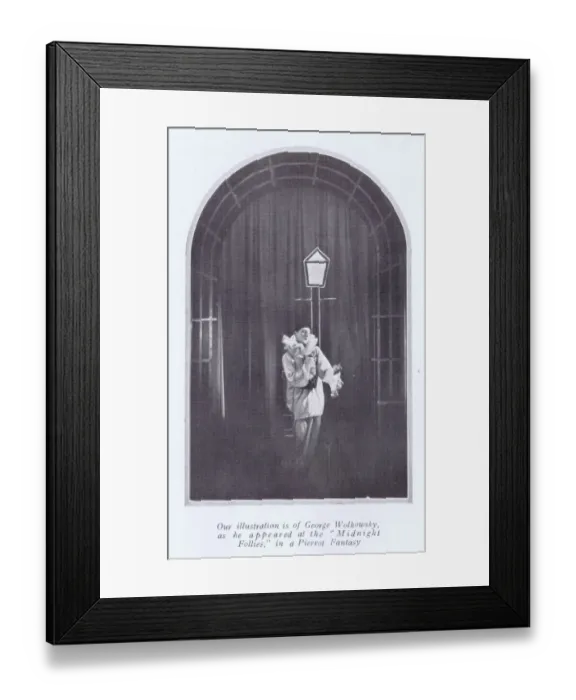 Framed Print : Photograph of George Wolkowsky - Midnight Follies cabaret sh Framed Print : Photograph of George Wolkowsky - Midnight Follies cabaret sh