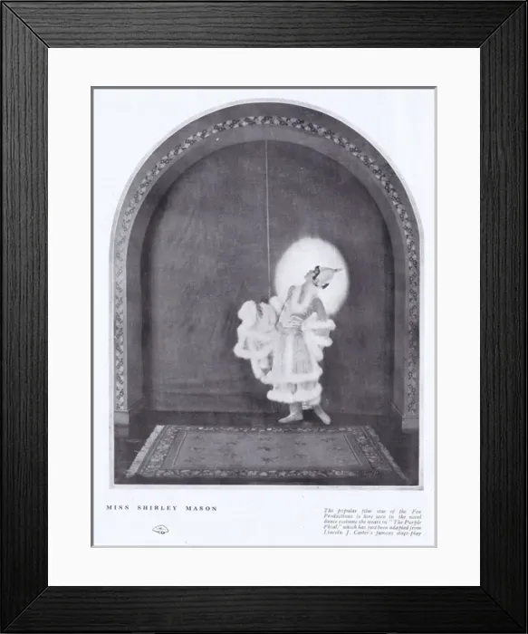 Framed Print : Hollywood movie star Shirley Mason, from Fox Studios, 1924 Framed Print : Hollywood movie star Shirley Mason, from Fox Studios, 1924