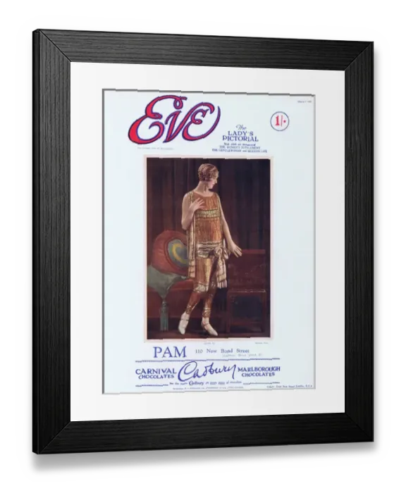 Framed Print : Front cover of Eve Magazine 9 March 1927 Framed Print : Front cover of Eve Magazine 9 March 1927