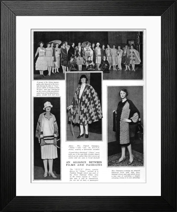 Framed Print : Models from the fashion house of Itylus Framed Print : Models from the fashion house of Itylus