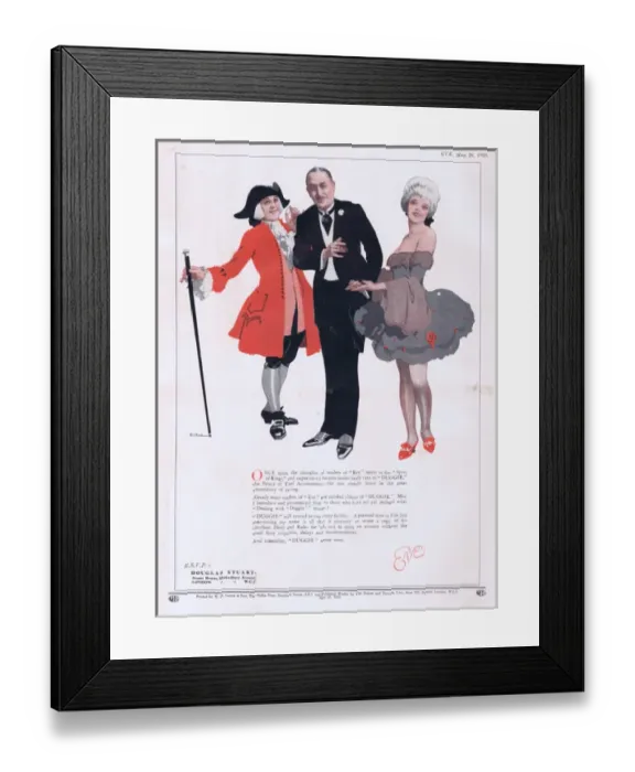 Framed Print : Advert for Douglas Stuart, Turf Accointants, London 1926 Framed Print : Advert for Douglas Stuart, Turf Accointants, London 1926