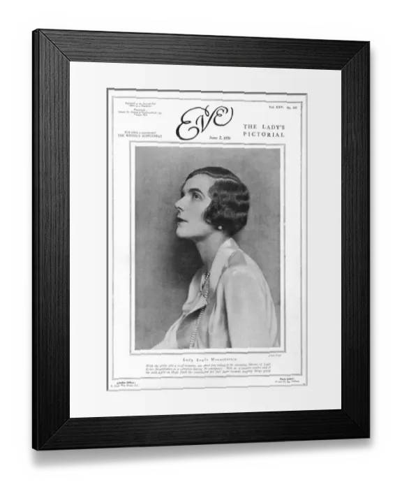 Framed Print : Portrait of Lady Louis Mountbatten, 1926 Framed Print : Portrait of Lady Louis Mountbatten, 1926