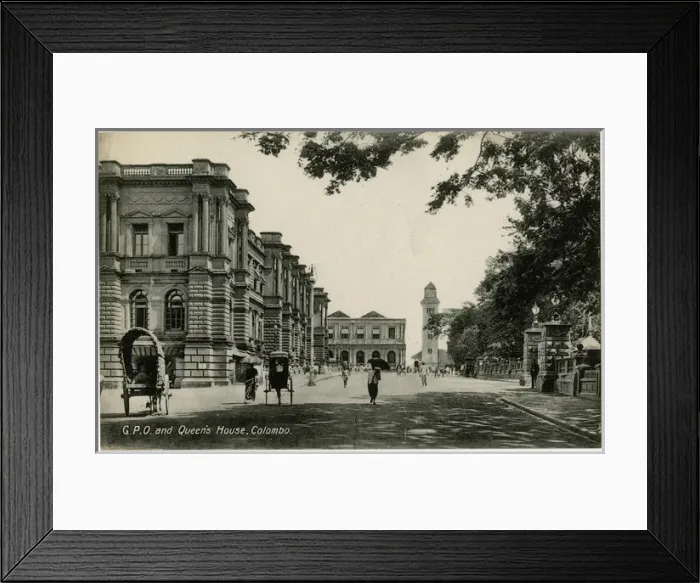 Framed Print : The GPO and Queens House - Colombo, Sri Lanka Framed Print : The GPO and Queens House - Colombo, Sri Lanka