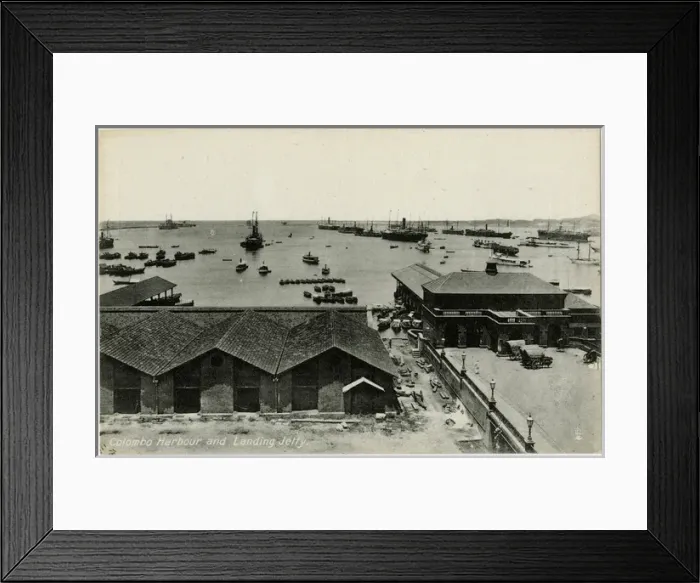 Framed Print : Landing Jetty, Colombo Harbour, Sri Lanka Framed Print : Landing Jetty, Colombo Harbour, Sri Lanka