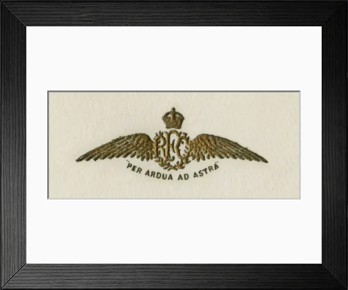 Framed Print : Royal Flying Corps - Christmas Greetings Card (front) Framed Print : Royal Flying Corps - Christmas Greetings Card (front)