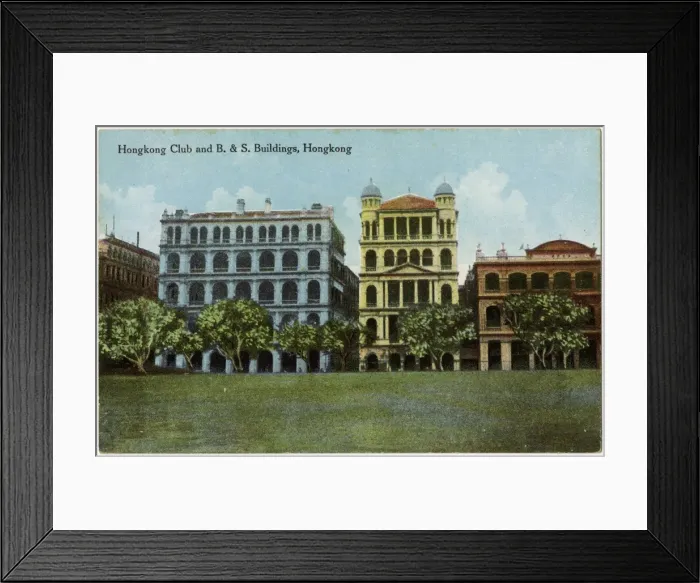 Framed Print : Hong Kong Club and B&S Buildings, Hong Kong China Framed Print : Hong Kong Club and B&S Buildings, Hong Kong China