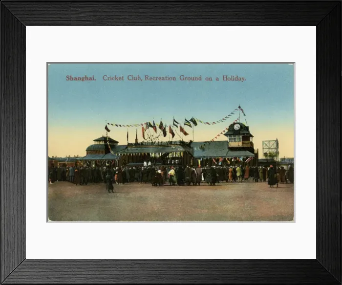 Framed Print : Shanghai Cricket Club and Recreation Ground, China Framed Print : Shanghai Cricket Club and Recreation Ground, China