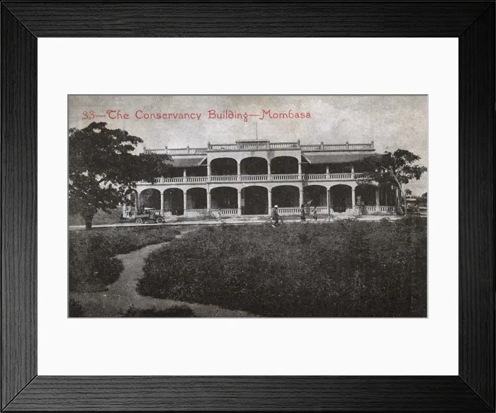 Framed Print : Conservancy Building, Mombasa, Kenya, East Africa Framed Print : Conservancy Building, Mombasa, Kenya, East Africa
