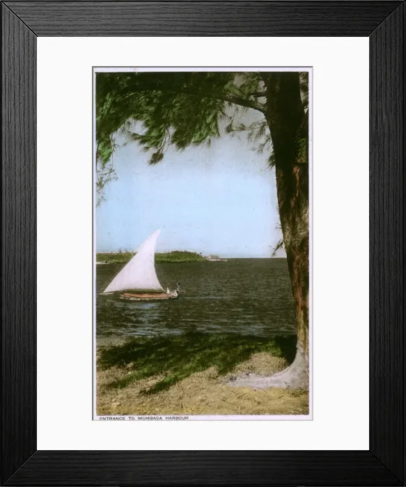 Framed Print : Entrance to Mombasa harbour, Kenya, East Africa Framed Print : Entrance to Mombasa harbour, Kenya, East Africa