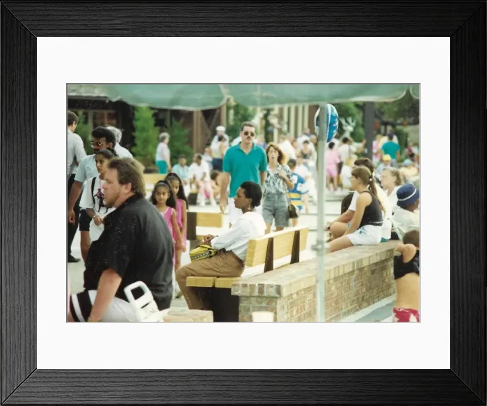 Framed Print : Lorna Holder Sitting amongst the crowd Framed Print : Lorna Holder Sitting amongst the crowd