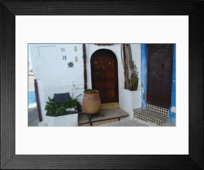 Framed Print : Studded door in Rabat Framed Print : Studded door in Rabat