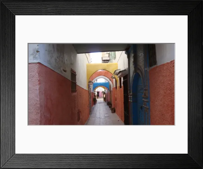 Framed Print : Arched alley in Rabat Framed Print : Arched alley in Rabat