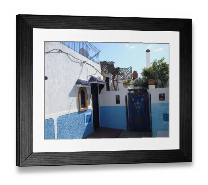 Framed Print : Colourful Moroccan door in Rabat Framed Print : Colourful Moroccan door in Rabat