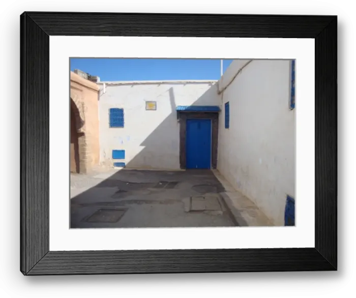 Framed Print : Blue studded door in Rabat Framed Print : Blue studded door in Rabat
