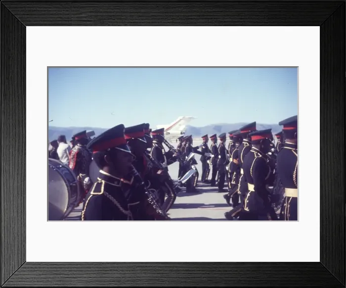 Framed Print : Close up of Omani guards on parade Framed Print : Close up of Omani guards on parade