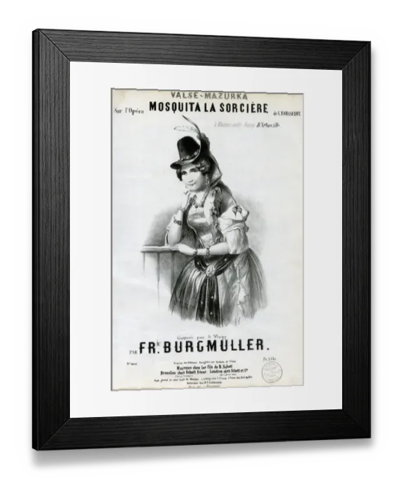 Framed Print : Valse-Mazurka, Mosquita la Sorciere Framed Print : Valse-Mazurka, Mosquita la Sorciere
