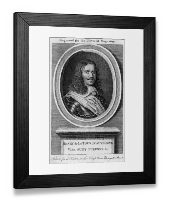 Framed Print : Henri de la Tour d Auvergne Vicomte de Turenne Framed Print : Henri de la Tour d Auvergne Vicomte de Turenne
