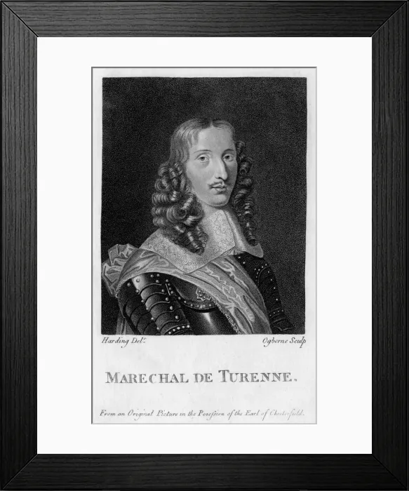 Framed Print : Henri de la Tour d Auvergne Vicomte de Turenne Framed Print : Henri de la Tour d Auvergne Vicomte de Turenne