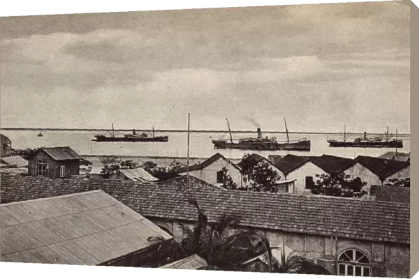 View of the harbour, Beira, Mozambique, East Africa