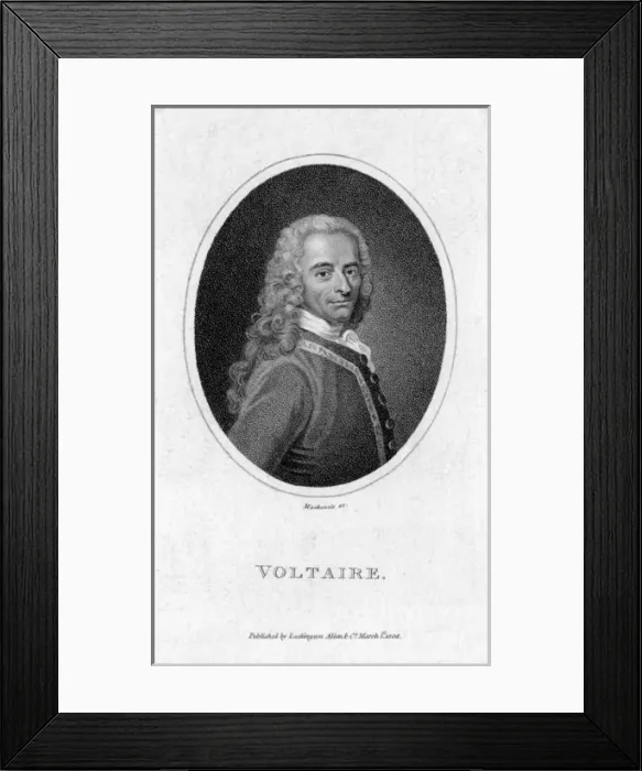 Framed Print : Francois-Marie Arouet, known by his nom de plume Voltaire Framed Print : Francois-Marie Arouet, known by his nom de plume Voltaire