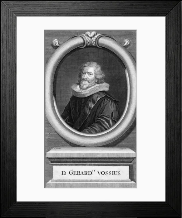Framed Print : Gerhard Johannes Vossius - Dutch scholar Framed Print : Gerhard Johannes Vossius - Dutch scholar