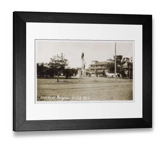 Framed Print : British Club, Lourenco Marques, Mozambique, East Africa Framed Print : British Club, Lourenco Marques, Mozambique, East Africa