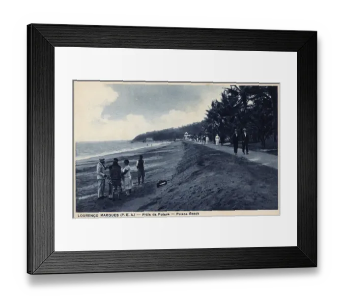 Framed Print : Polana Beach, Lourenco Marques, Mozambique, East Africa Framed Print : Polana Beach, Lourenco Marques, Mozambique, East Africa