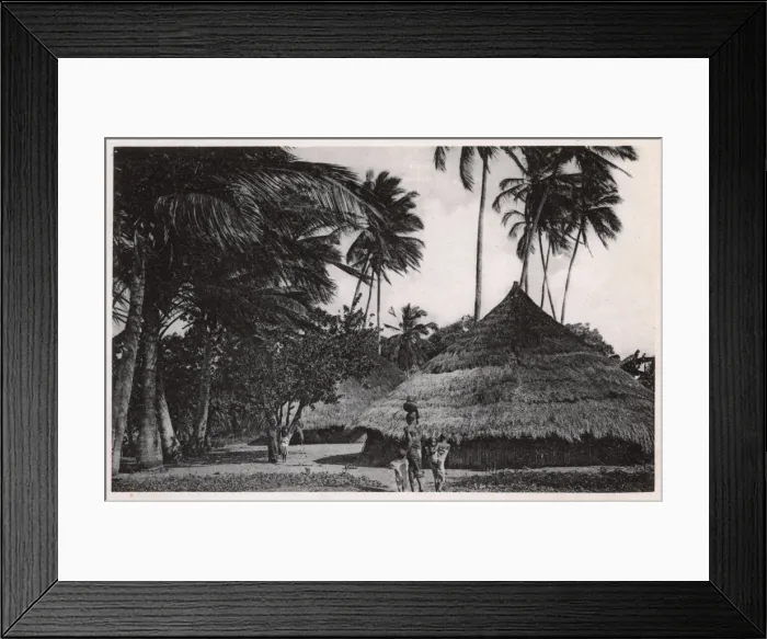 Framed Print : Village scene, Massanzane, Mozambique, East Africa Framed Print : Village scene, Massanzane, Mozambique, East Africa