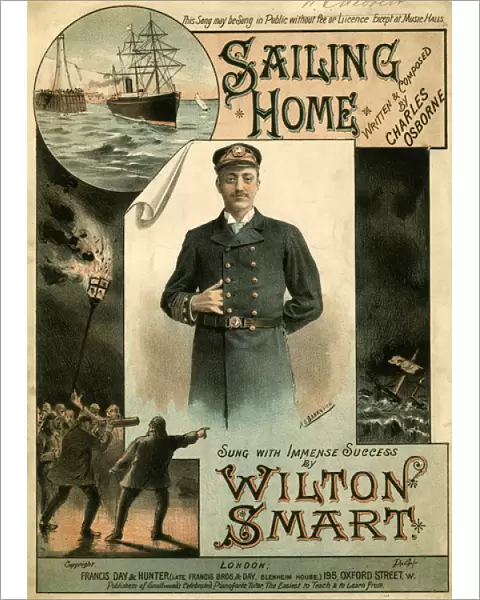 Music cover, Sailing Home, by Charles Osborne