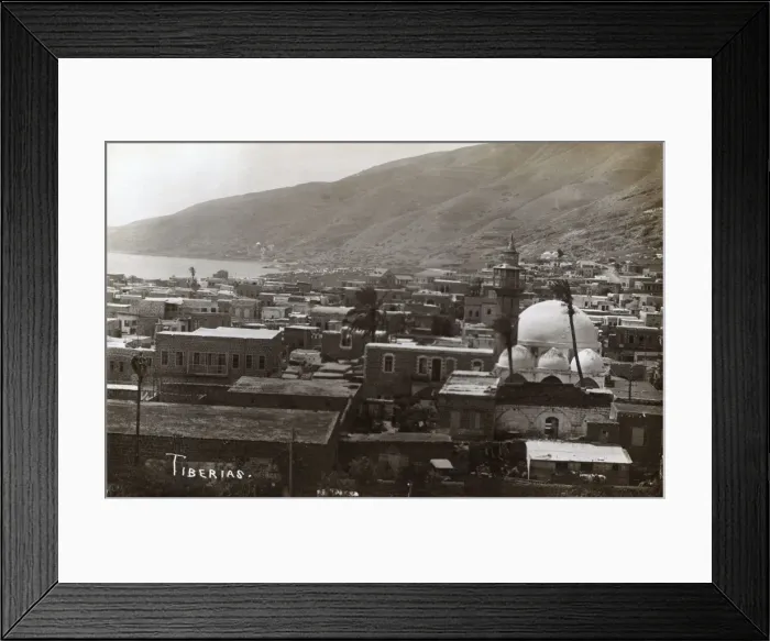 Framed Print : View of the city of Tiberias, Sea of Galilee, Israel Framed Print : View of the city of Tiberias, Sea of Galilee, Israel