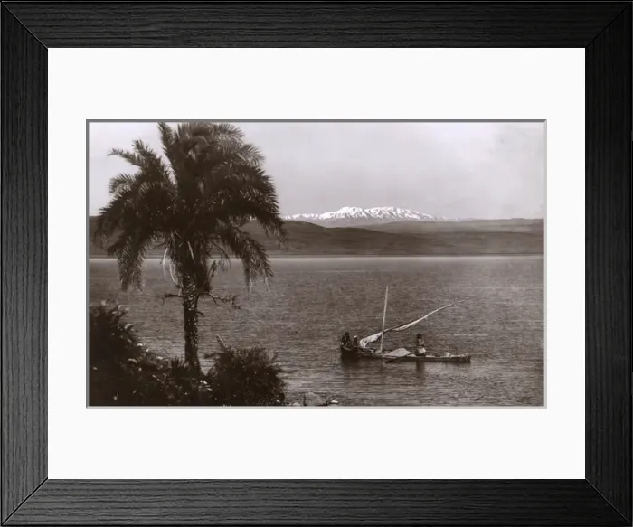 Framed Print : Sea of Galilee and Mount Hermon, Israel Framed Print : Sea of Galilee and Mount Hermon, Israel