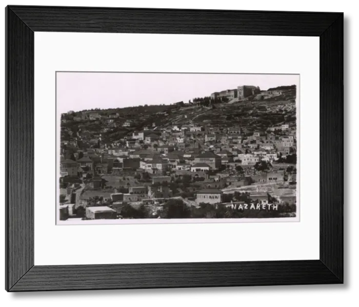 Framed Print : General view of Nazareth, Northern Israel Framed Print : General view of Nazareth, Northern Israel