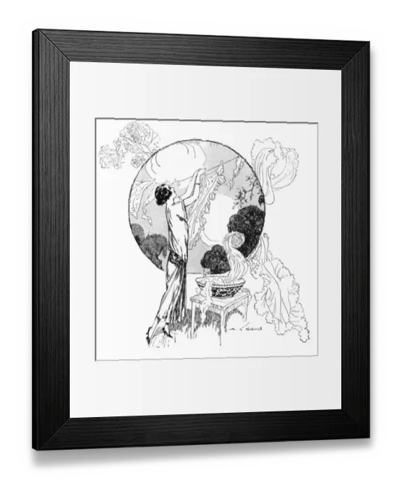 Framed Print : Fashionable lady hanging up dainty fabrics on her line Framed Print : Fashionable lady hanging up dainty fabrics on her line