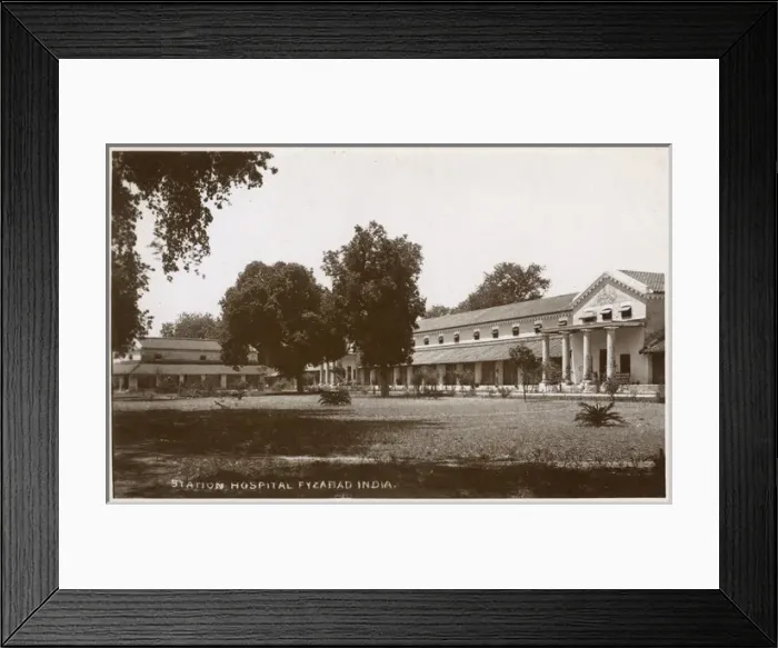 Framed Print : Station hospital, Faizabad, India Framed Print : Station hospital, Faizabad, India