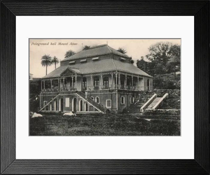 Framed Print : Polo ground hall, Mount Abu, Rajasthan, India Framed Print : Polo ground hall, Mount Abu, Rajasthan, India