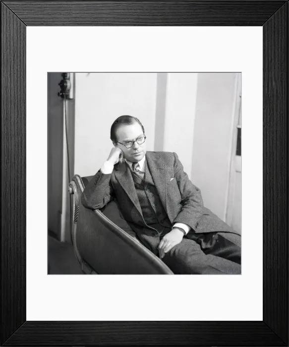 Framed Print : Adrian Brunel, film director and screenwriter Framed Print : Adrian Brunel, film director and screenwriter
