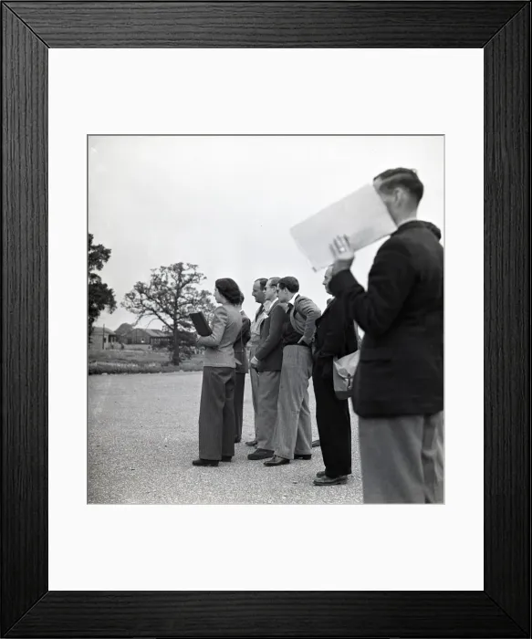 Framed Print : Film crew at work on The First of the Few Framed Print : Film crew at work on The First of the Few
