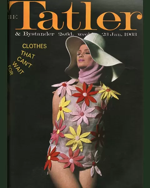 Tatler cover - Flower fashion, 1963