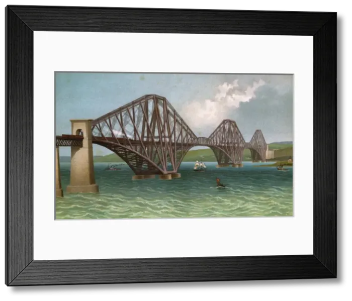 Framed Print : The Forth Railway Bridge, near Edinburgh, Scotland Framed Print : The Forth Railway Bridge, near Edinburgh, Scotland