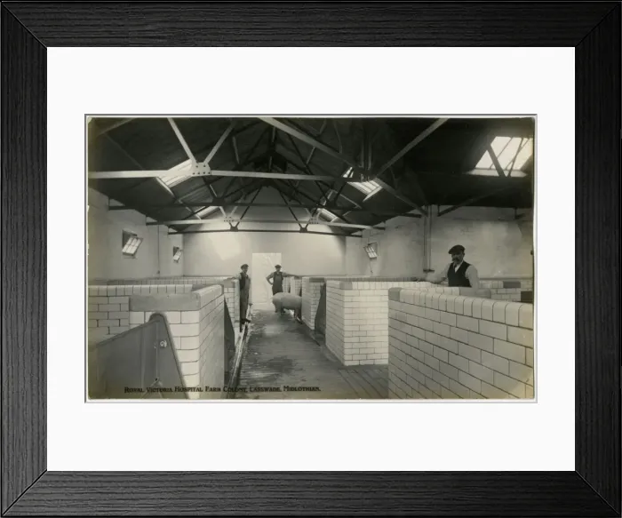 Framed Print : Royal Victoria Hospital Farm Colony, Polton, Scotland Framed Print : Royal Victoria Hospital Farm Colony, Polton, Scotland