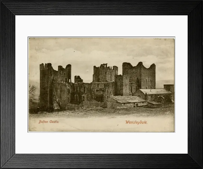 Framed Print : Bolton Castle, Wensleydale, North Yorkshire, England Framed Print : Bolton Castle, Wensleydale, North Yorkshire, England