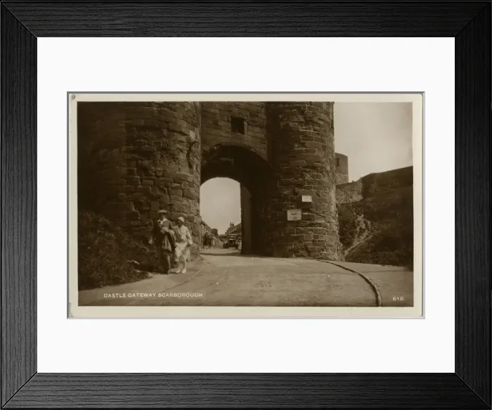 Framed Print : The Castle Gateway, Scarborough, North Yorkshire, England Framed Print : The Castle Gateway, Scarborough, North Yorkshire, England