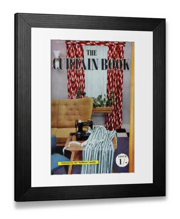 Framed Print : Cover design, The Curtain Book Framed Print : Cover design, The Curtain Book