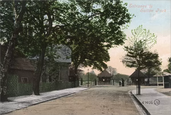 Entrance to Sutton Park, Sutton Coldfield, Birmingham
