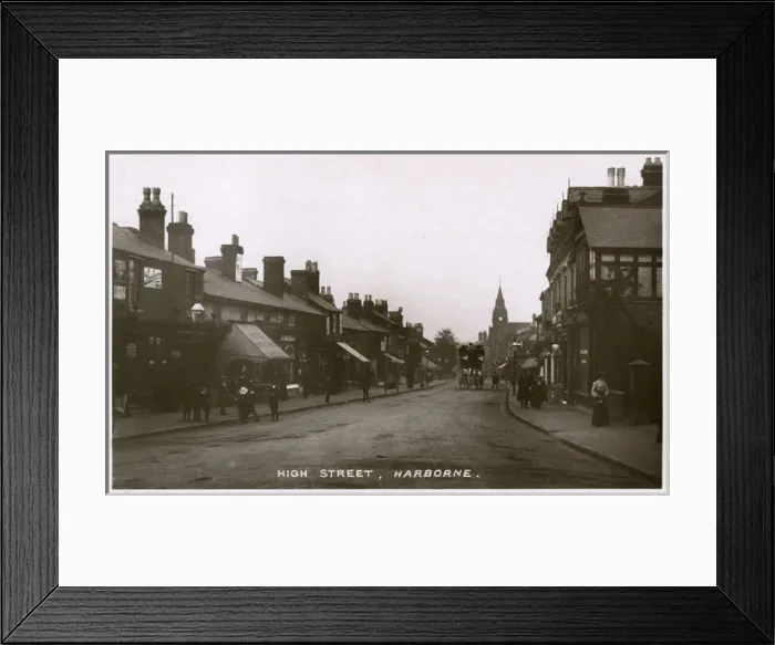Framed Print : High Street, Harborne, Birmingham, West Midlands Framed Print : High Street, Harborne, Birmingham, West Midlands