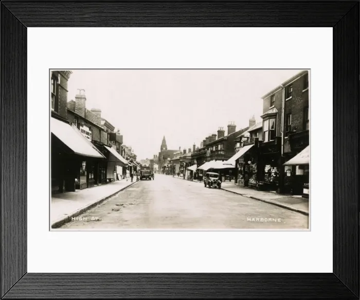 Framed Print : High Street, Harborne, Birmingham, West Midlands Framed Print : High Street, Harborne, Birmingham, West Midlands